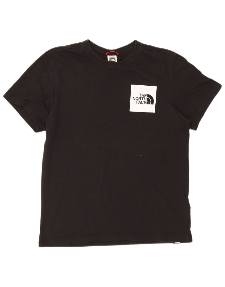 The North Face Herren-T-Shirt-Oberteil aus mittelschwarzer Baumwolle