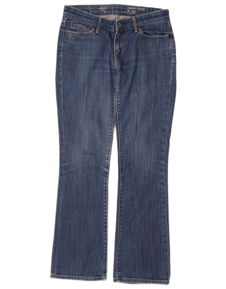 Levi's Damen Skinny Bootcut Jeans US 8 Medium W29 L32 Blau