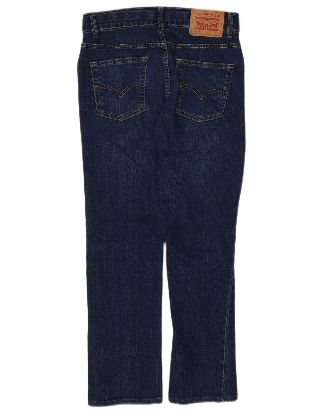 Levi's Jungen 511 Slim Jeans 13–14 Jahre W24 L25 Marineblaue Baumwolle