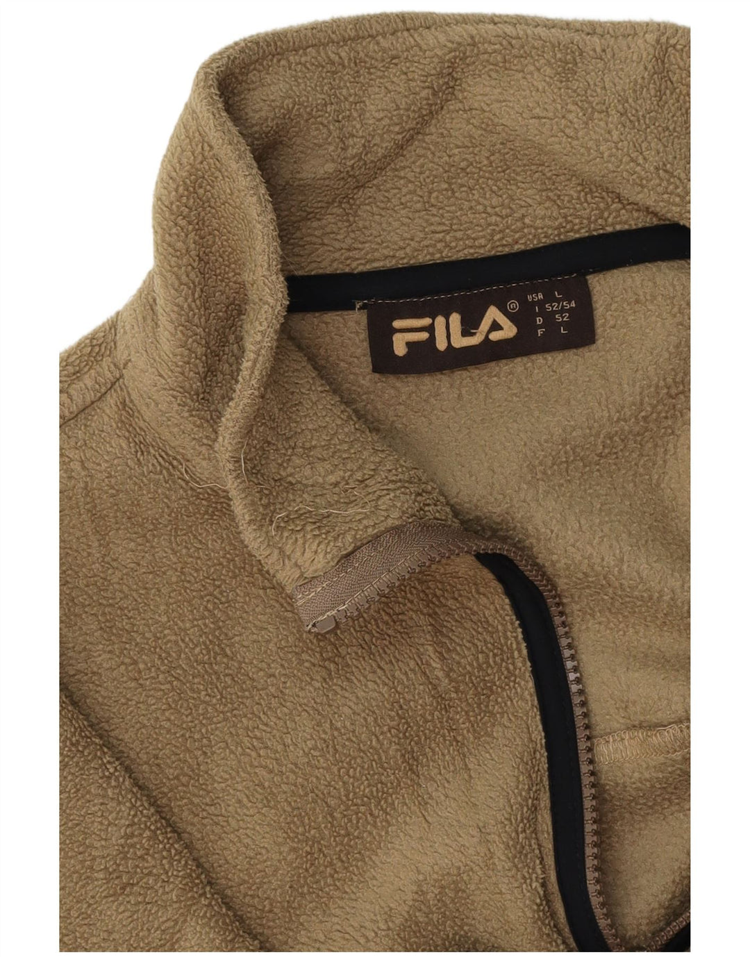 FILA Herren Fleecejacke UK 40 Large Beige