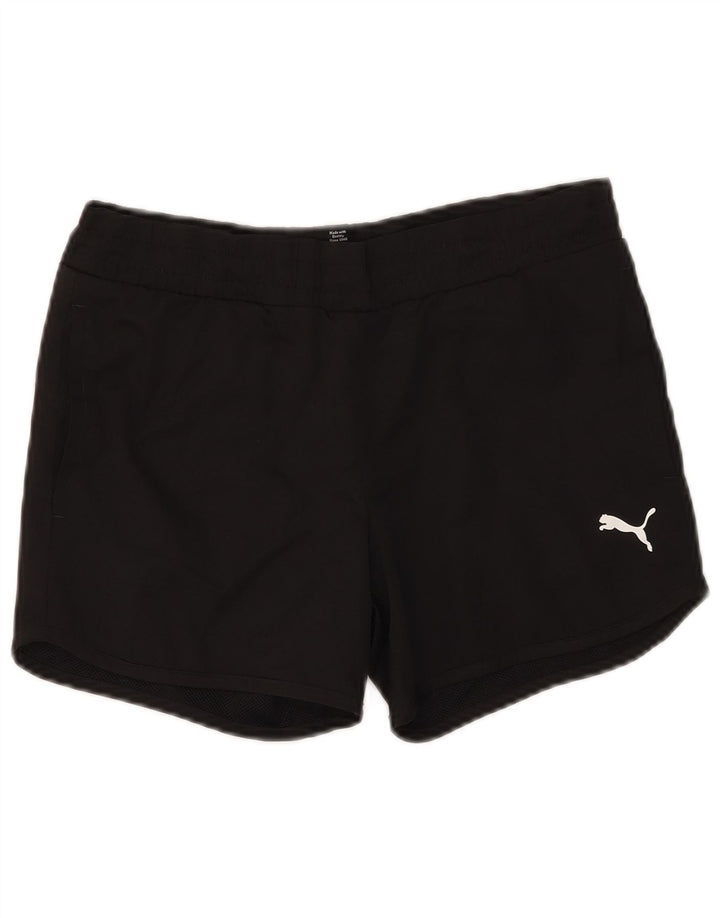 Puma Jungen Sportshorts 13–14 Jahre, schwarzes Polyester