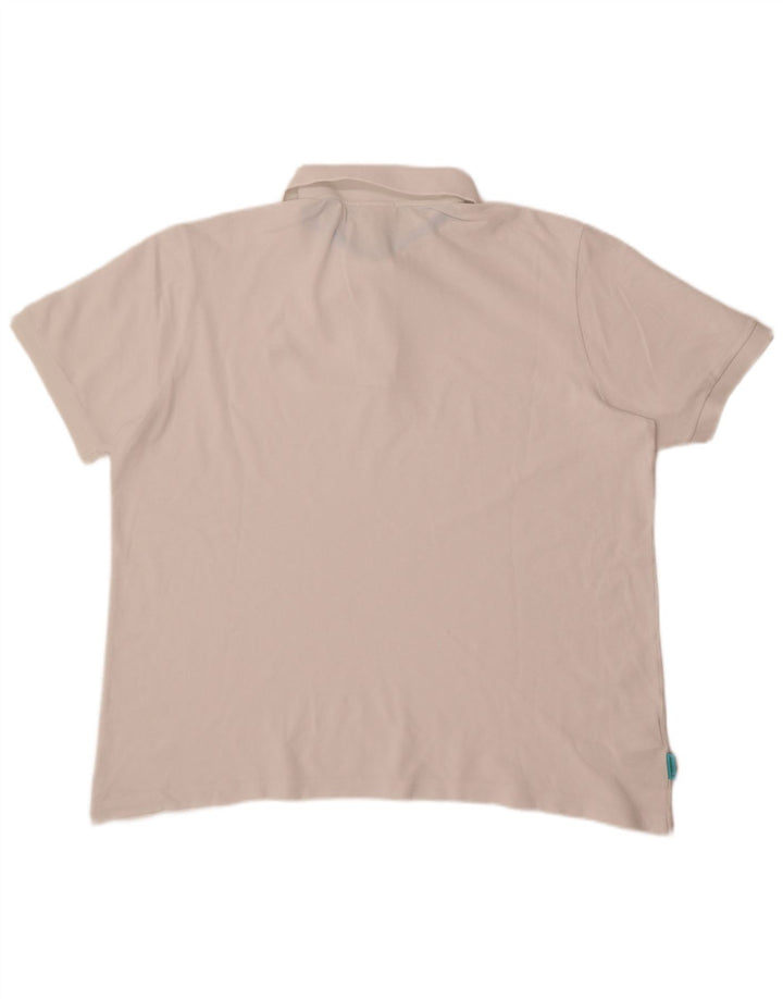 Lacoste Herren Unisex Relaxed Fit Poloshirt 2XL Weiße Baumwolle