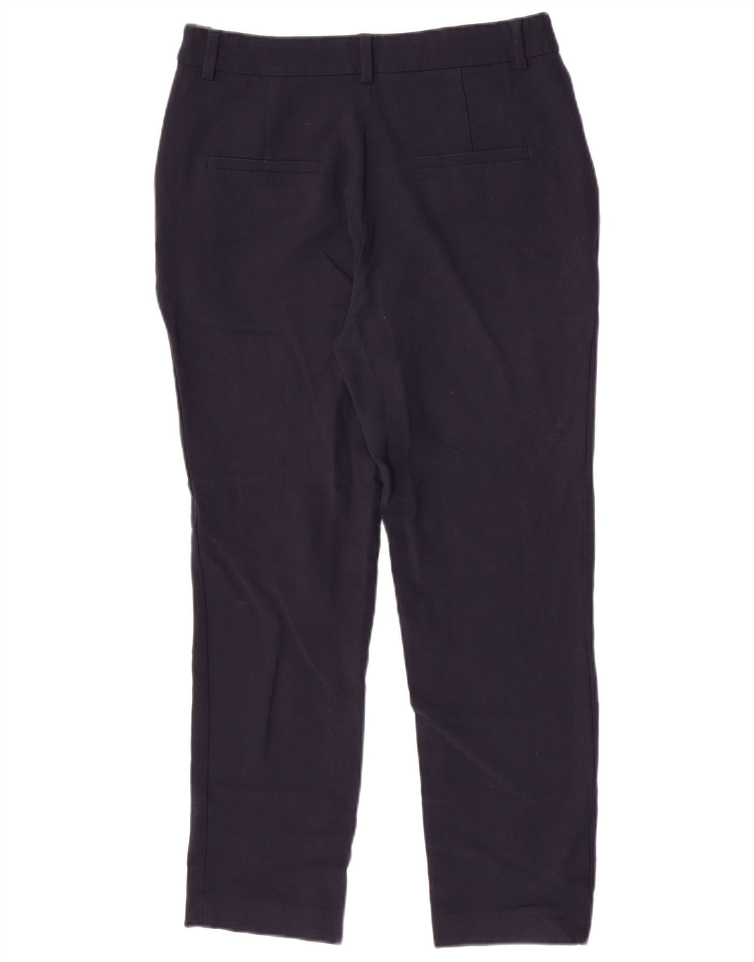 Massimo Dutti Damen Slim Anzughose EU 40 Medium W30 L27 Marineblaue Wolle