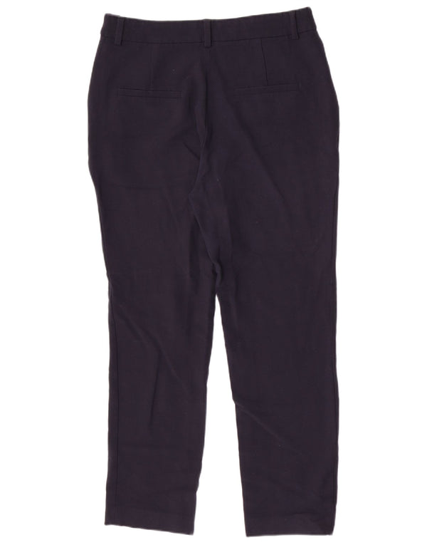 Massimo Dutti Damen Slim Anzughose EU 40 Medium W30 L27 Marineblaue Wolle
