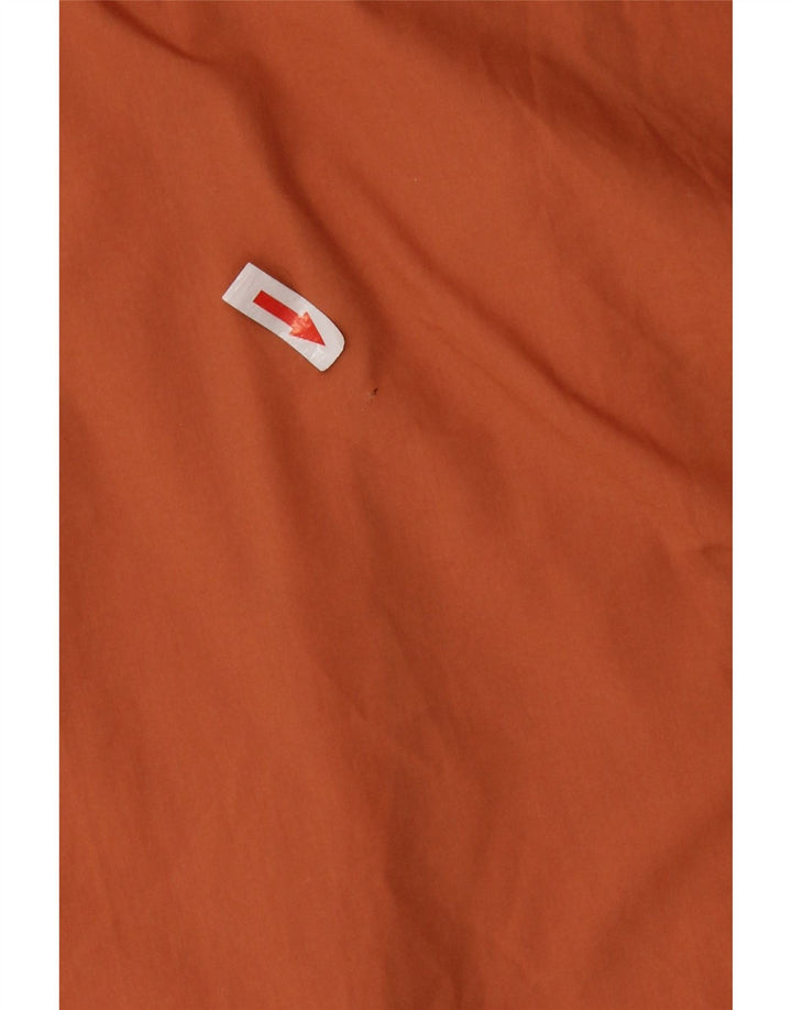Vintage Damen Regenmantel UK 18 XL Orange Polyester