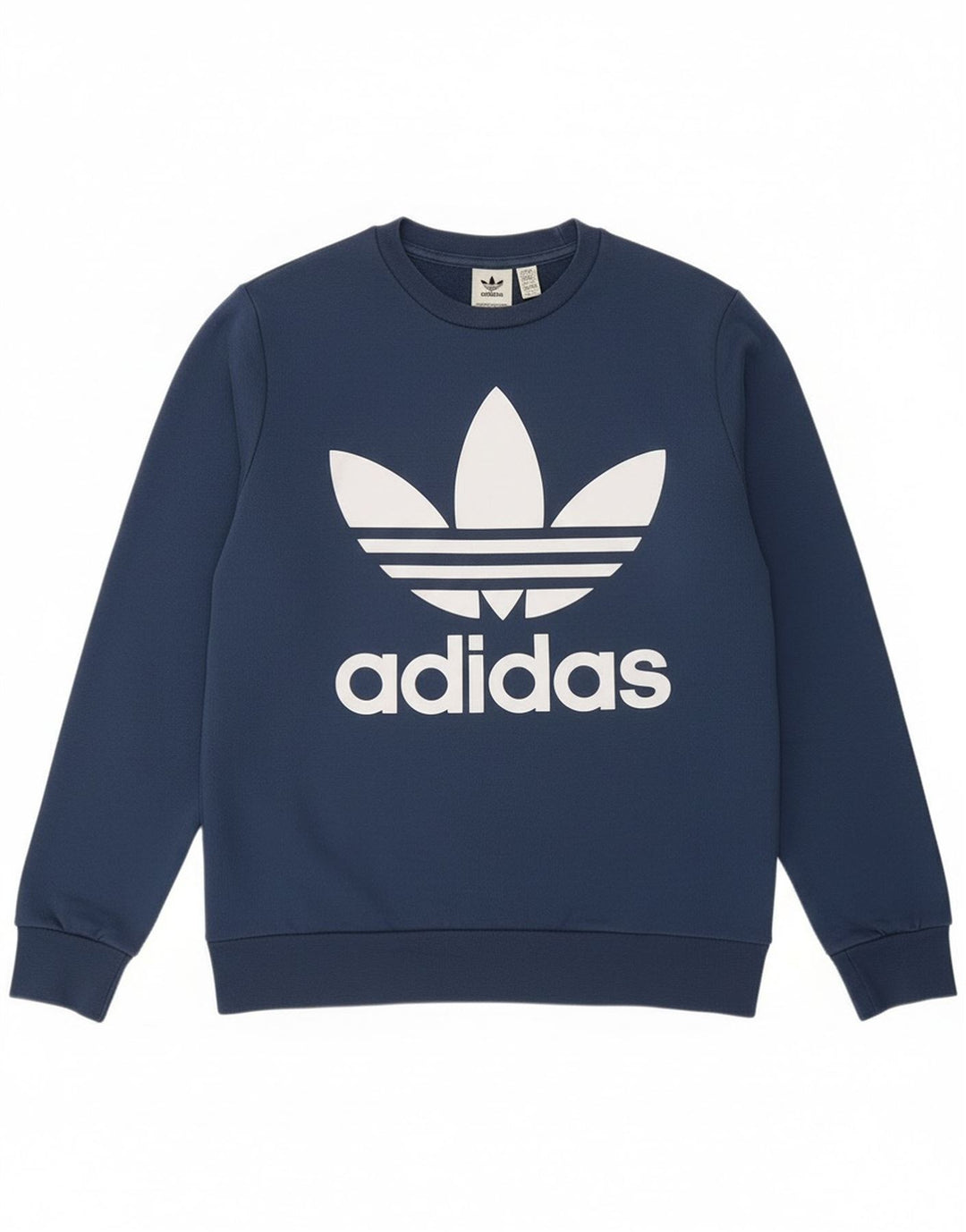 Adidas Jungen Grafik-Sweatshirt-Pullover 13–14 Jahre, blaue Baumwolle
