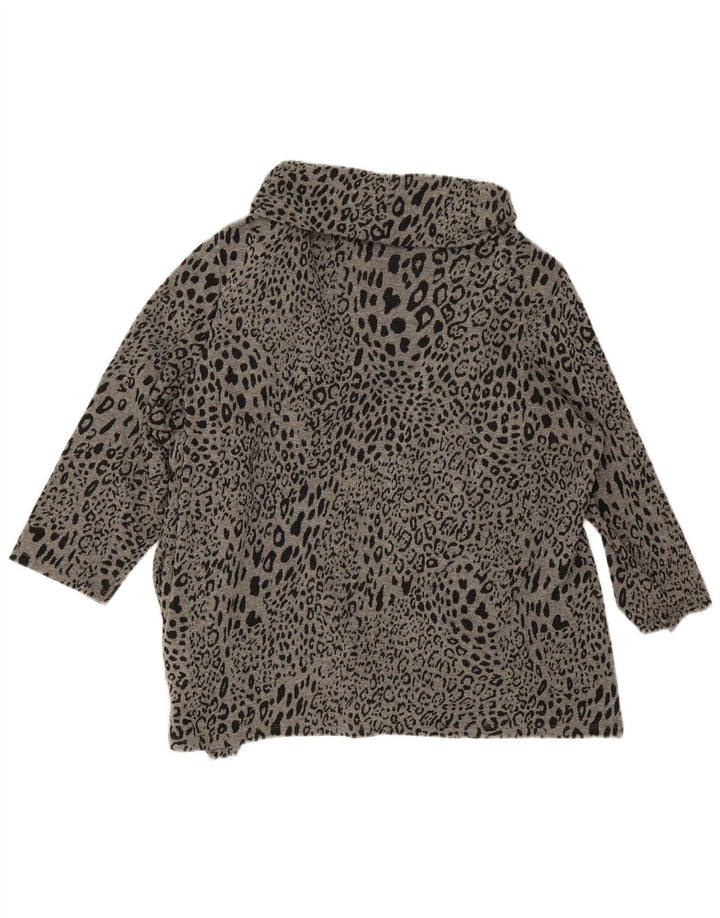 Marks & Spencer Damen Asymmetrischer Cardigan-Pullover UK 20 2XL Grau