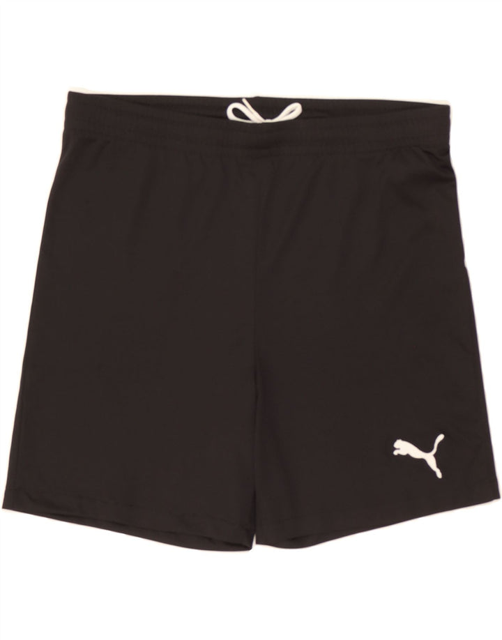 PUMA Girls Sport Shorts 13-14 Years  Black Polyester Vintage Puma and Second-Hand Puma from Messina Hembry 