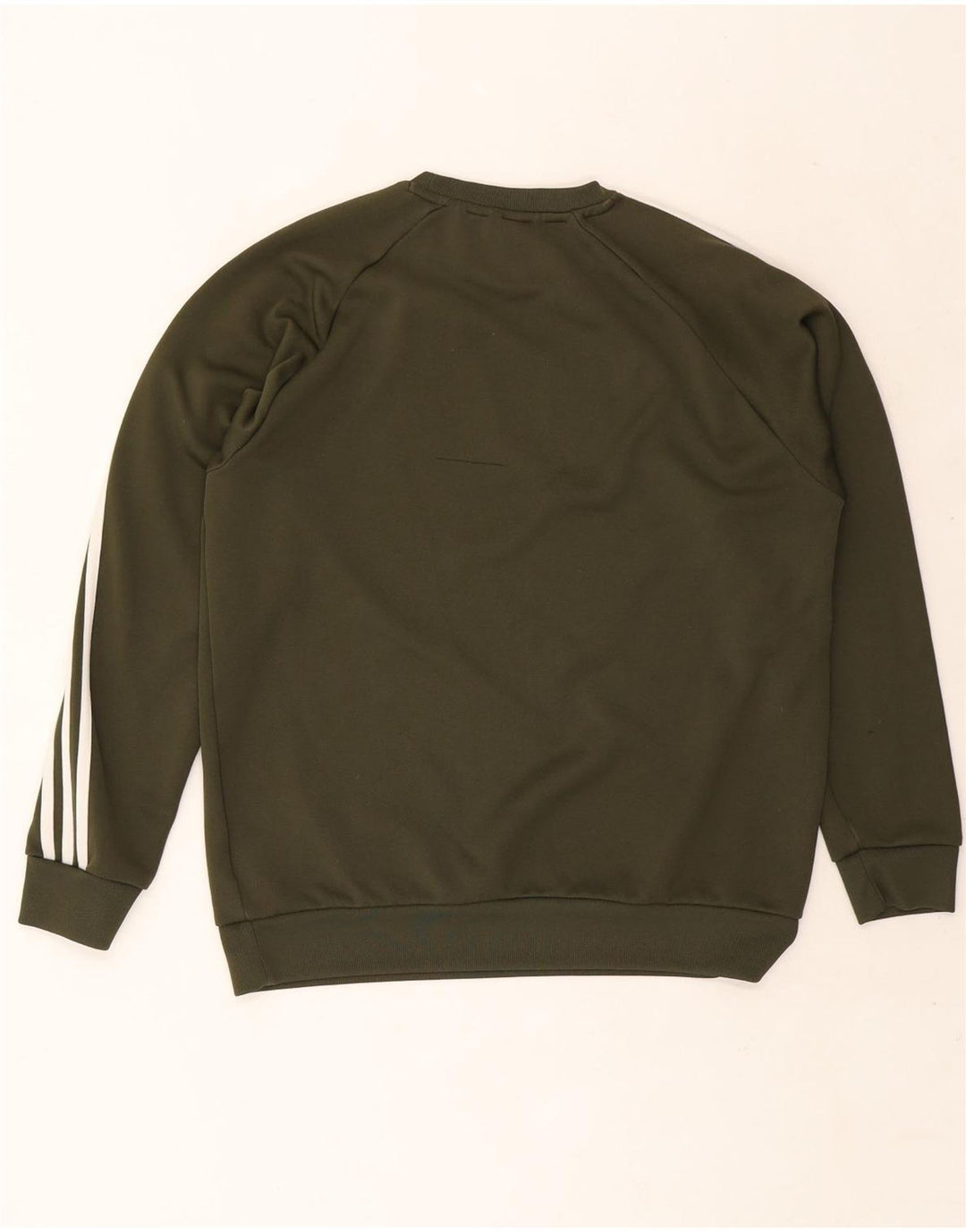 Adidas Herren Sweatshirt Pullover Large Khaki Polyester