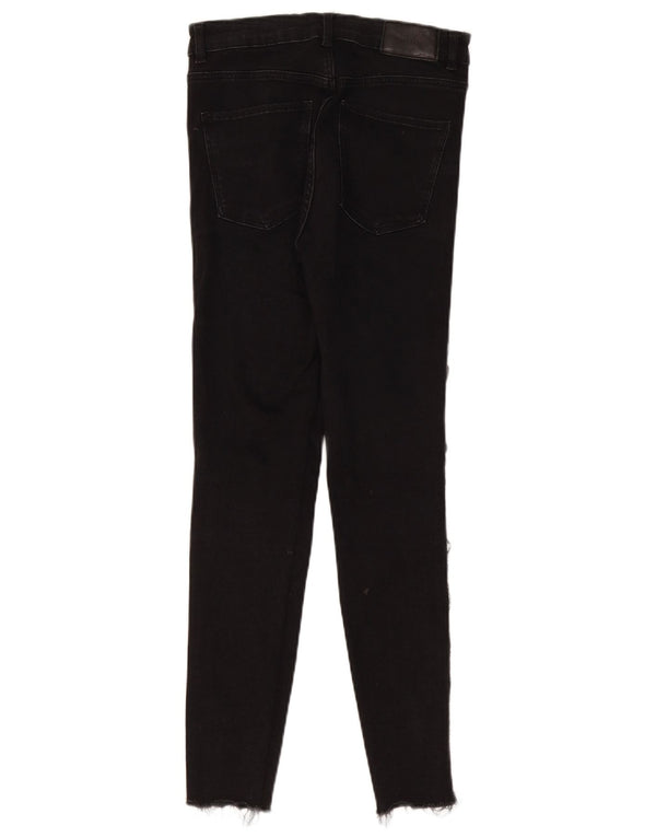 Zara Damen Skinny Jeans EU 38 Small W28 L28 Schwarz