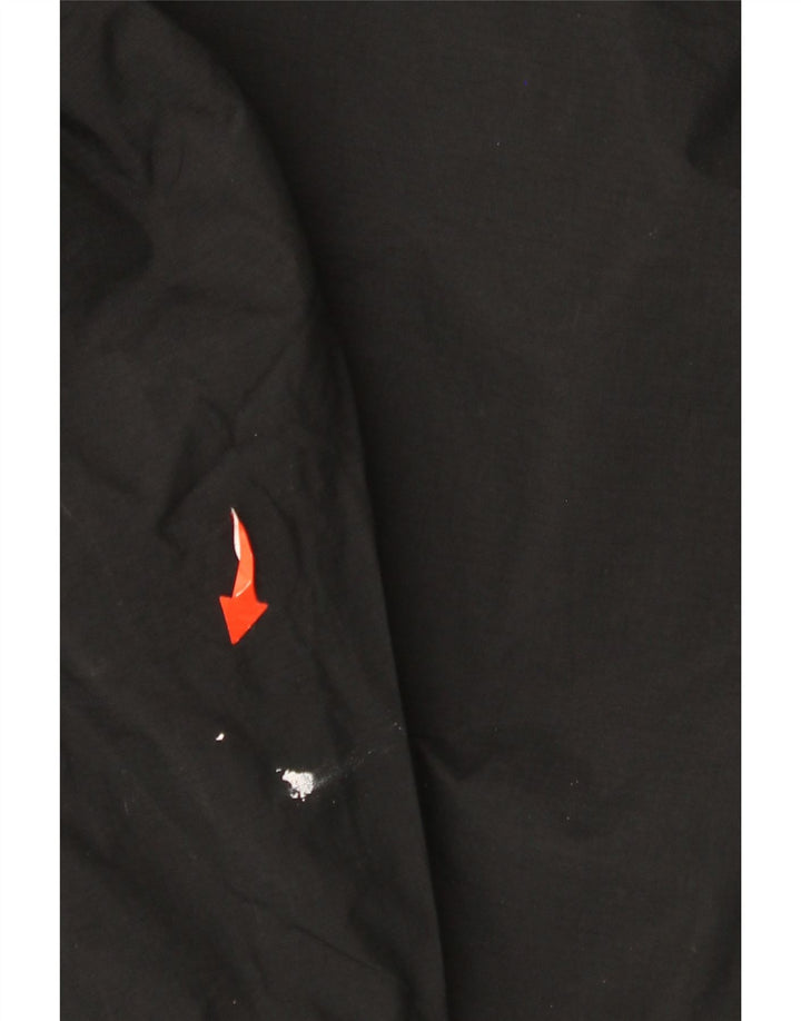 ANIMAL Jungen-Regenjacke mit Kapuze, 13–14 Jahre, großes schwarzes Nylon