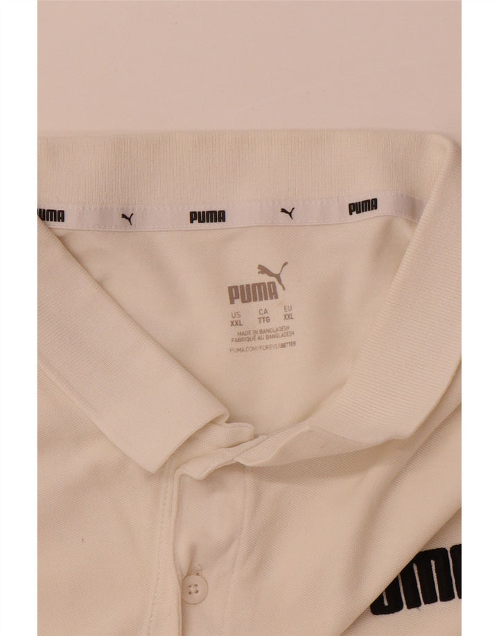 PUMA Herren Poloshirt 2XL Off White