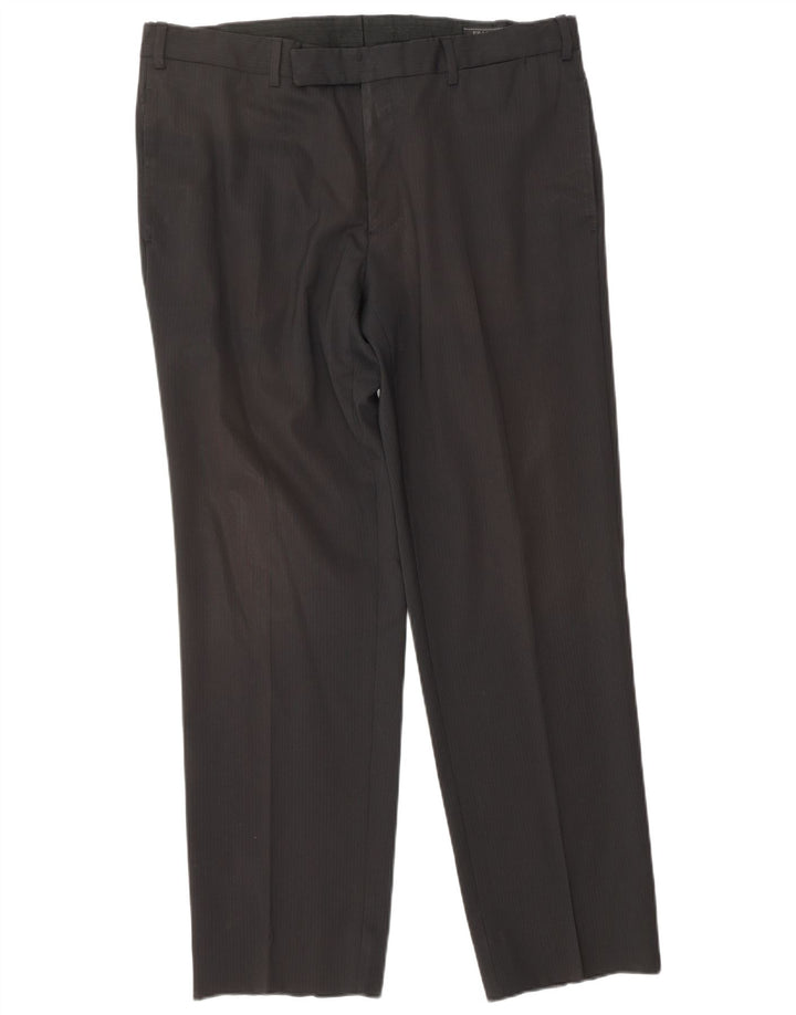 PRADA Herren 3-Knopf-2-teiliger Anzug IT 52 XL W34 L30 Schwarz Klassisch