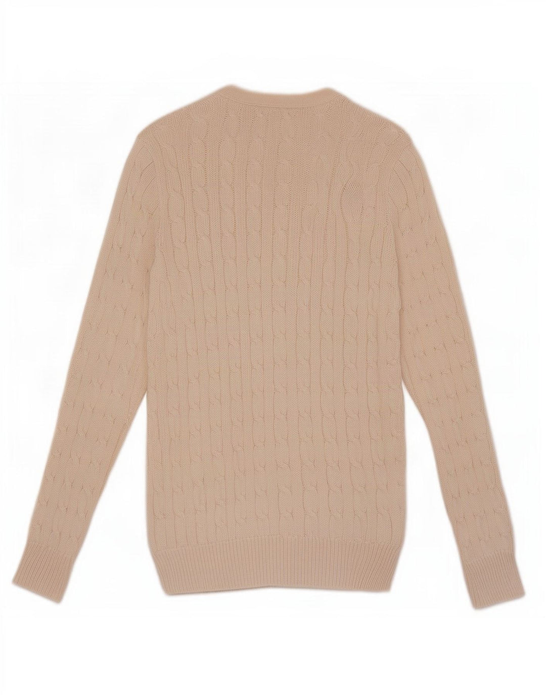 Ralph Lauren Damen-Cardigan-Pullover UK 10 Small Beige