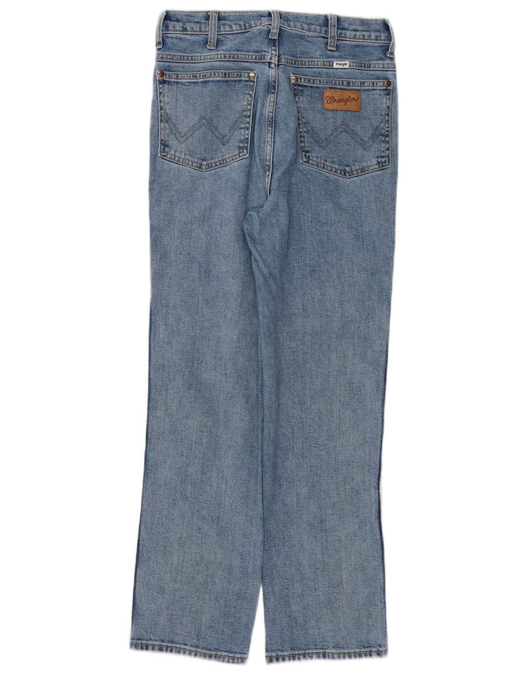 WRANGLER Damen Wild West High Rise Straight Jeans W27 L27 Blaue Baumwolle