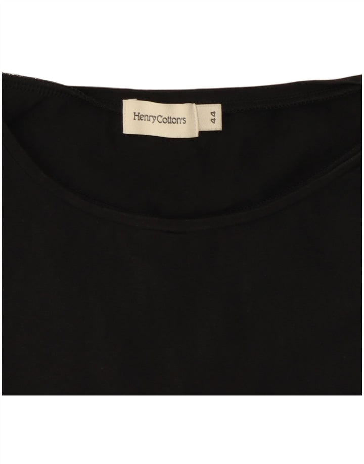 Henry Cottons Damen Weste Top IT 44 Medium Schwarz