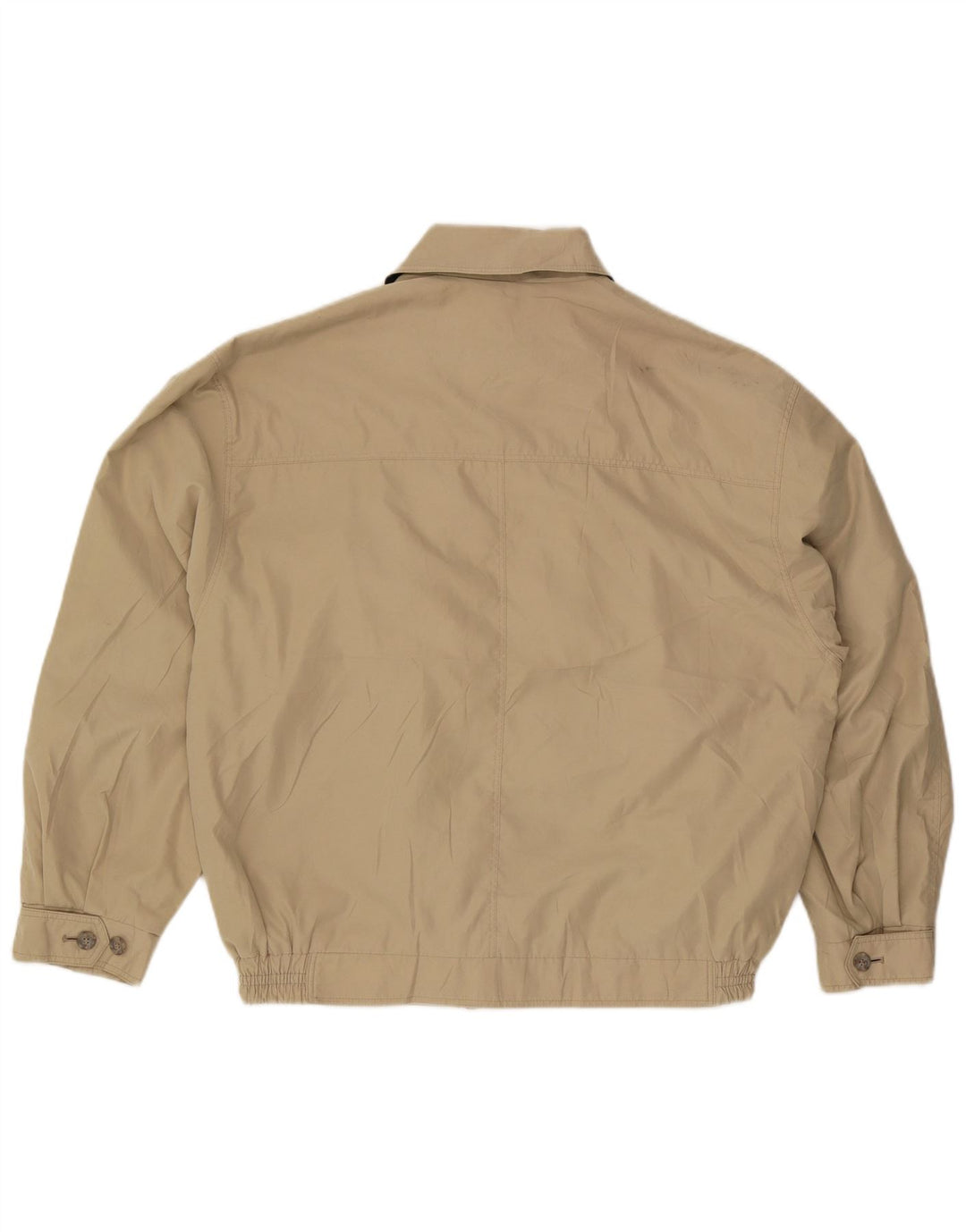 Marks & Spencer Herren-Bomberjacke mit lockerer Passform, UK 38, mittelbeigefarbenes Polyester
