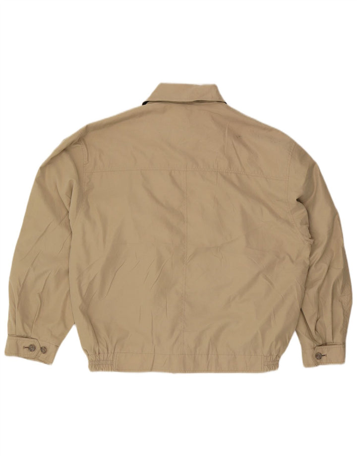 Marks & Spencer Herren-Bomberjacke mit lockerer Passform, UK 38, mittelbeigefarbenes Polyester
