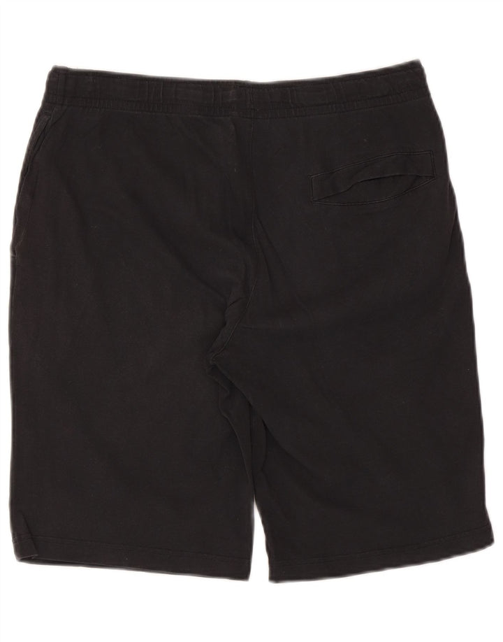 Nike Herren-Sportshorts, mittelgroß, schwarze Baumwolle