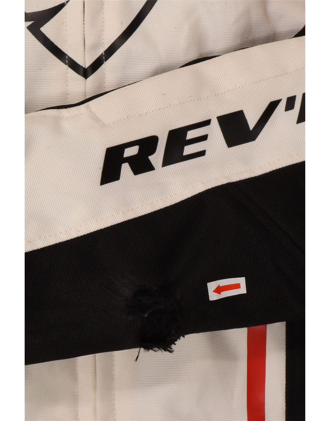 REV'IT Herren Bikerjacke UK 36 Small Off White Colourblock Motorrad