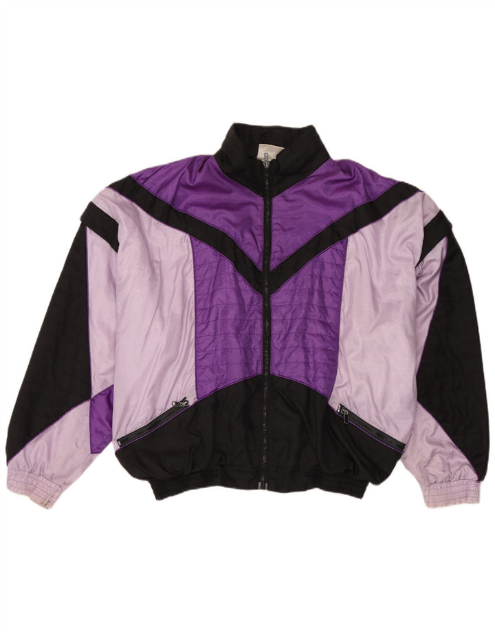 Genesis Herren-Trainingsanzug-Oberteil, Jacke XL, Lila, Farbblock
