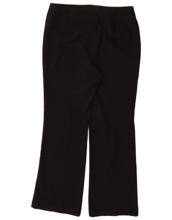 Marks & Spencer Damen Bootcut Freizeithose UK 14 Large W32 L31 Schwarz