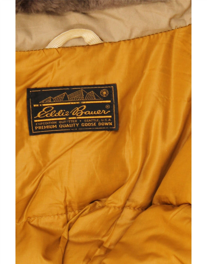 Eddie Bauer Herren-Jacke mit Kapuze, gepolstert, UK 42, XL, Beige
