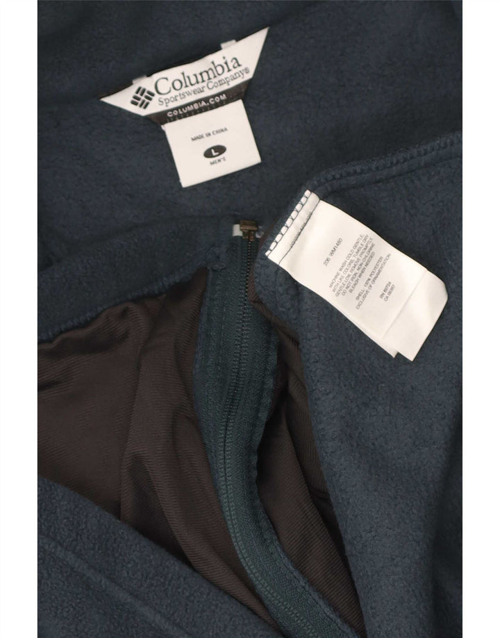 Columbia Herren Fleeceweste UK 40 Large Marineblau Polyester