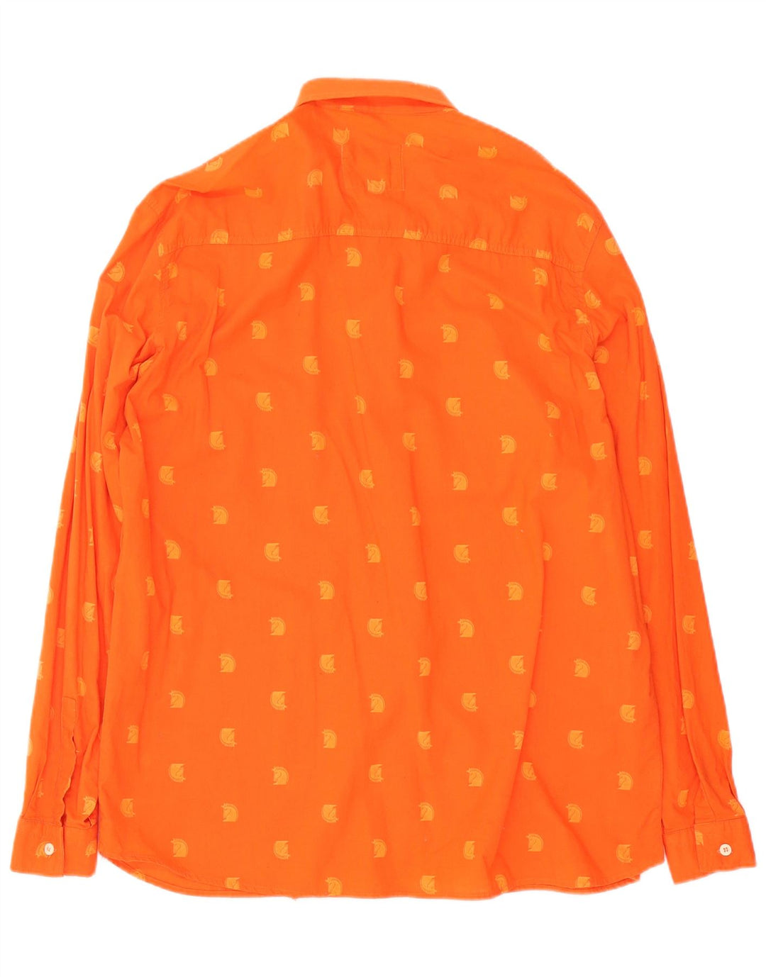 Vintage Herrenhemd XL Orange gefleckt
