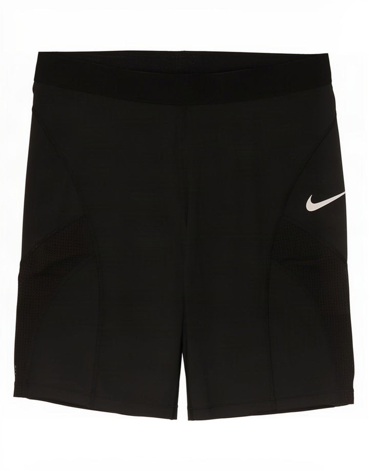 Nike Damen Sportshorts UK 16 Large Schwarz Polyester