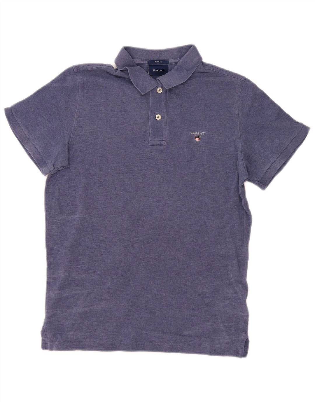 Gant Herren-Poloshirt mit normaler Passform, Größe S, Blau