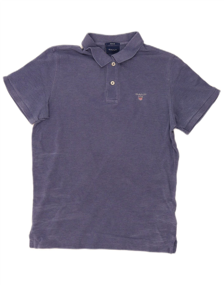 Gant Herren-Poloshirt mit normaler Passform, Größe S, Blau