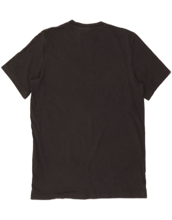 ADIDAS Herren Grafik T-Shirt Top Medium Schwarz Baumwolle