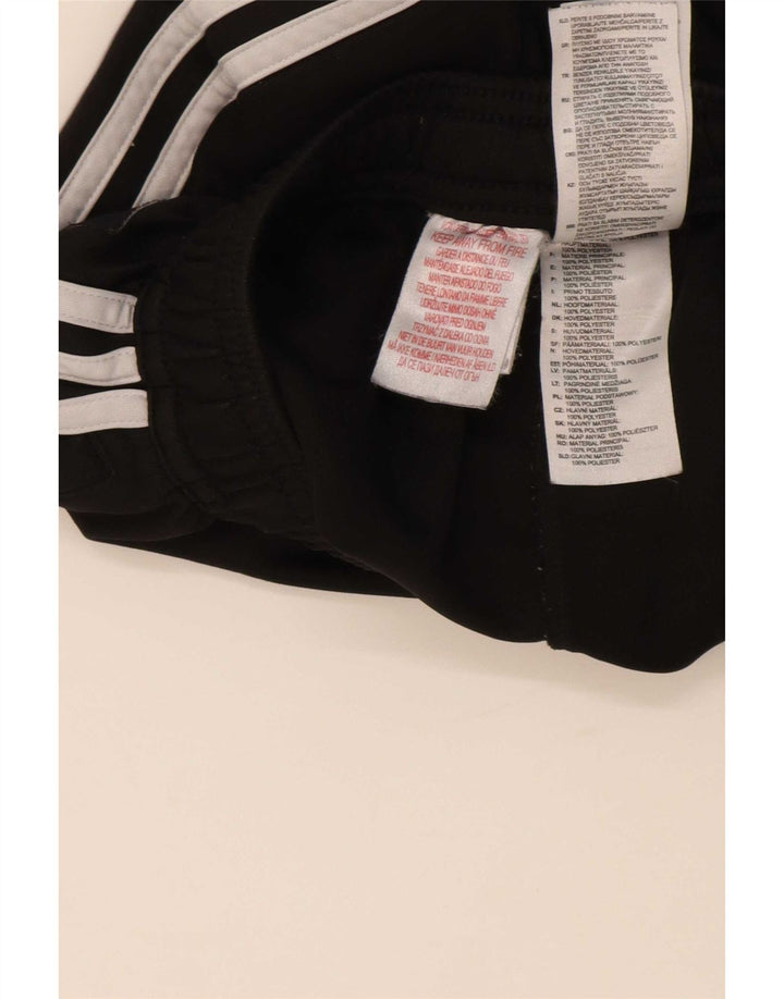 Adidas Trainingshose für Jungen, 11–12 Jahre, schwarzes Polyester