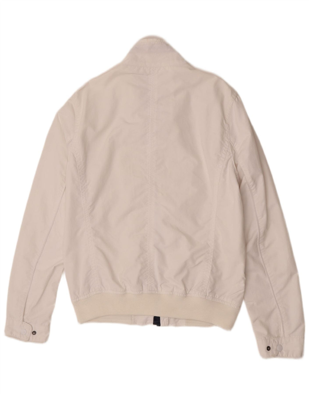 Tommy Hilfiger Herren Bomberjacke UK 38 Mittelweißes Nylon