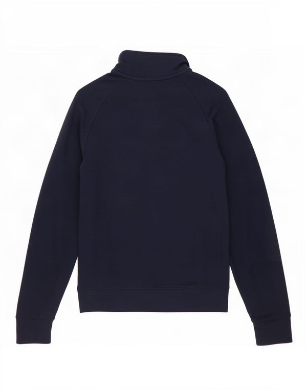 Adidas Jungen-Pullover-Trainingsanzugoberteil mit Reißverschluss, 13–14 Jahre, marineblaue Baumwolle