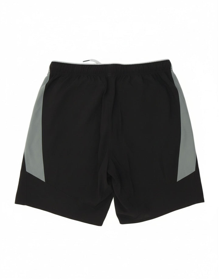 REEBOK Mens Sport Shorts Medium  Black Colourblock Polyester
