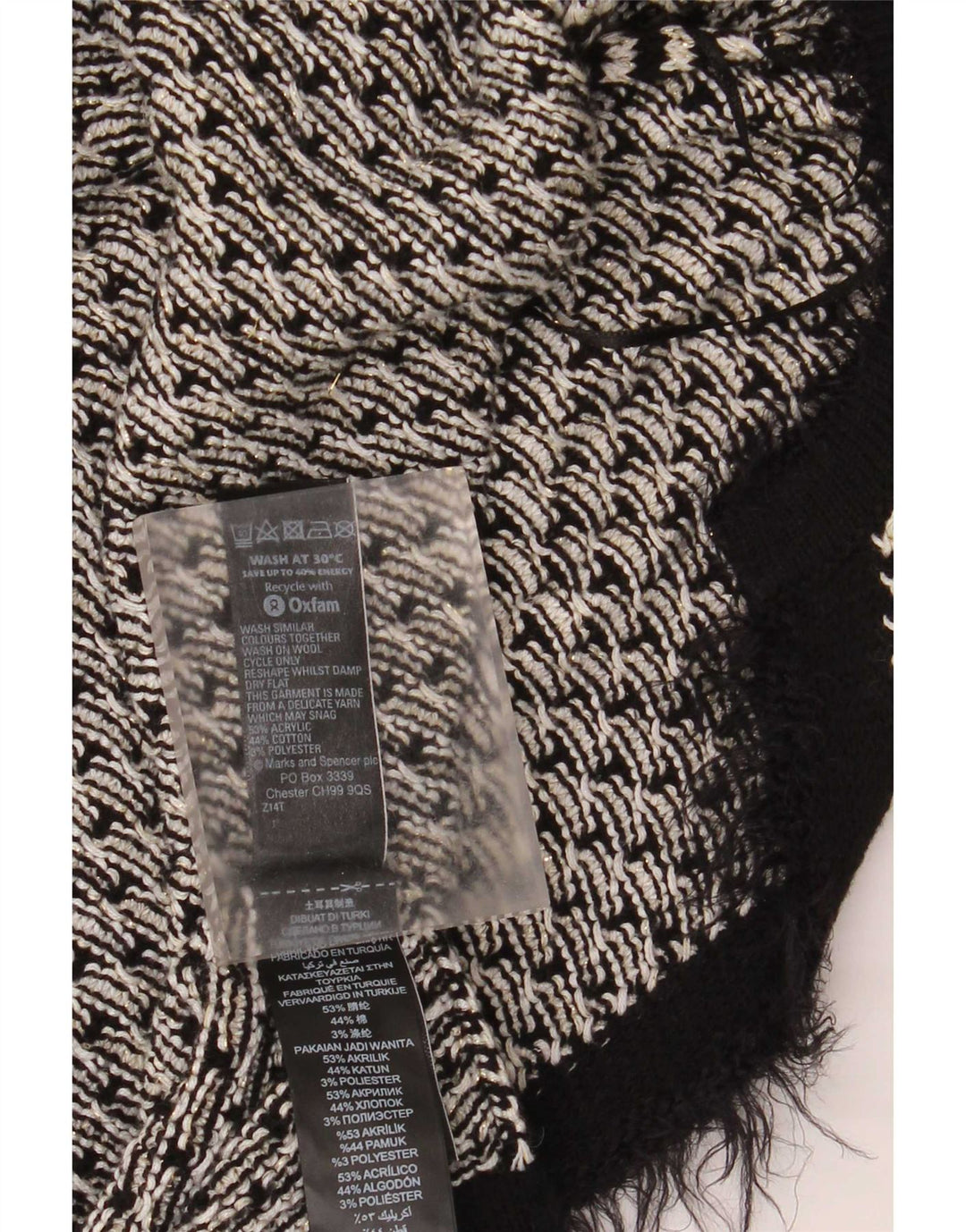 Marks & Spencer Damen-Strickjacke in Übergröße, Gr. 40, Größe L, Schwarz