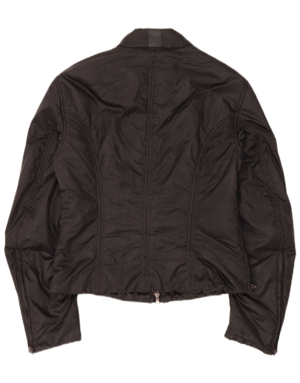 Belstaff Damen Bikerjacke IT 46 Large Schwarz Polyamid