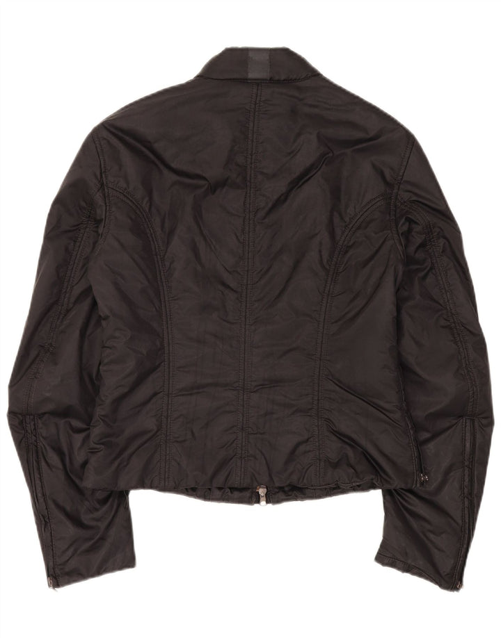 Belstaff Damen Bikerjacke IT 46 Large Schwarz Polyamid