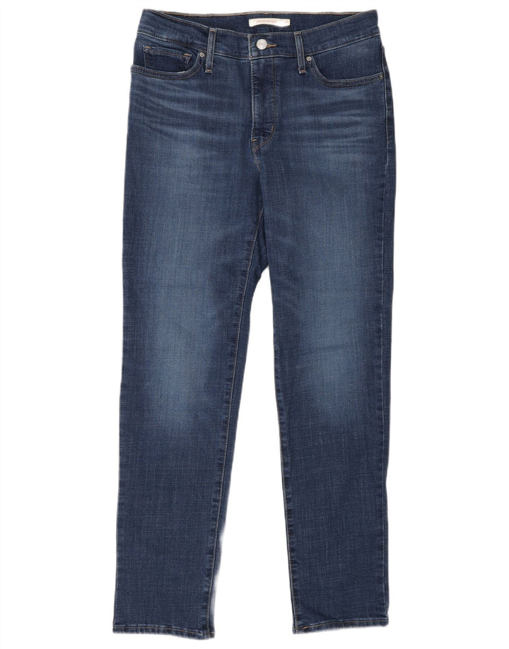Levi's Damen 312 Shaping Slim Jeans W29 L30 Blaue Baumwolle