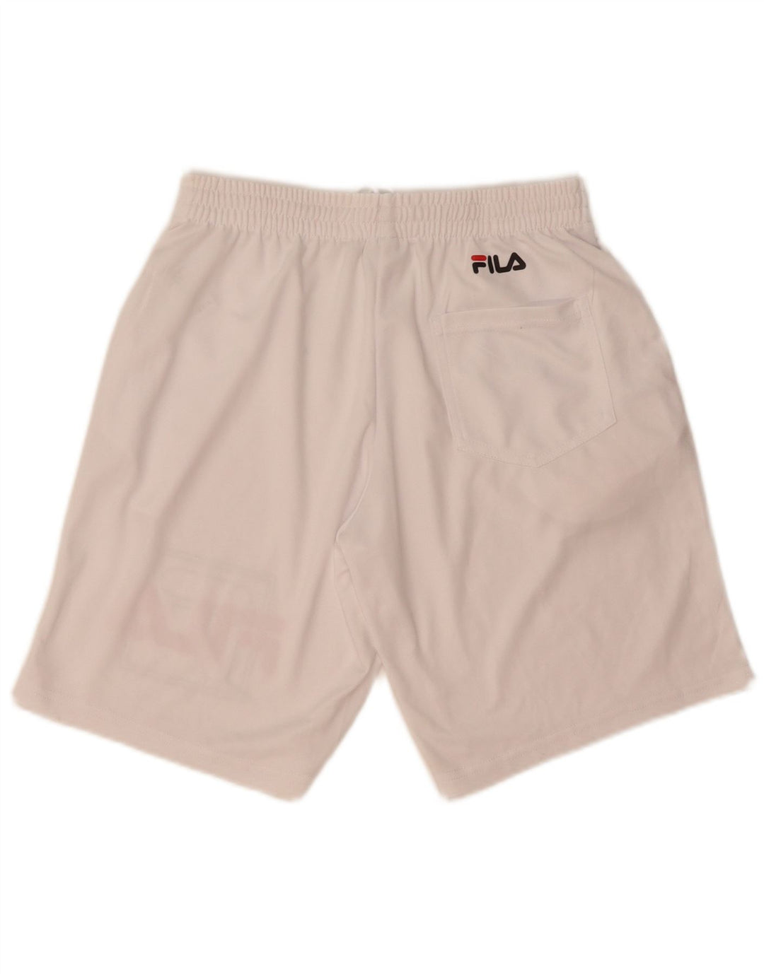 Fila Herren Graphic Sport Shorts XS Weiß Polyester