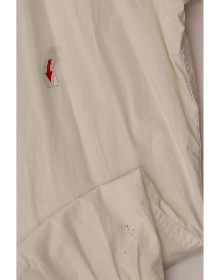 Sergio Tacchini Damen Crop Bomberjacke UK 10 Small Weiß Polyester