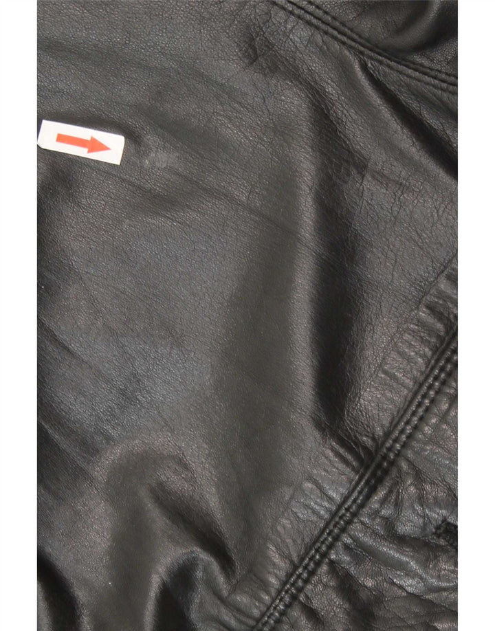 Lamatta Herren Lederjacke IT 52 XL Schwarz
