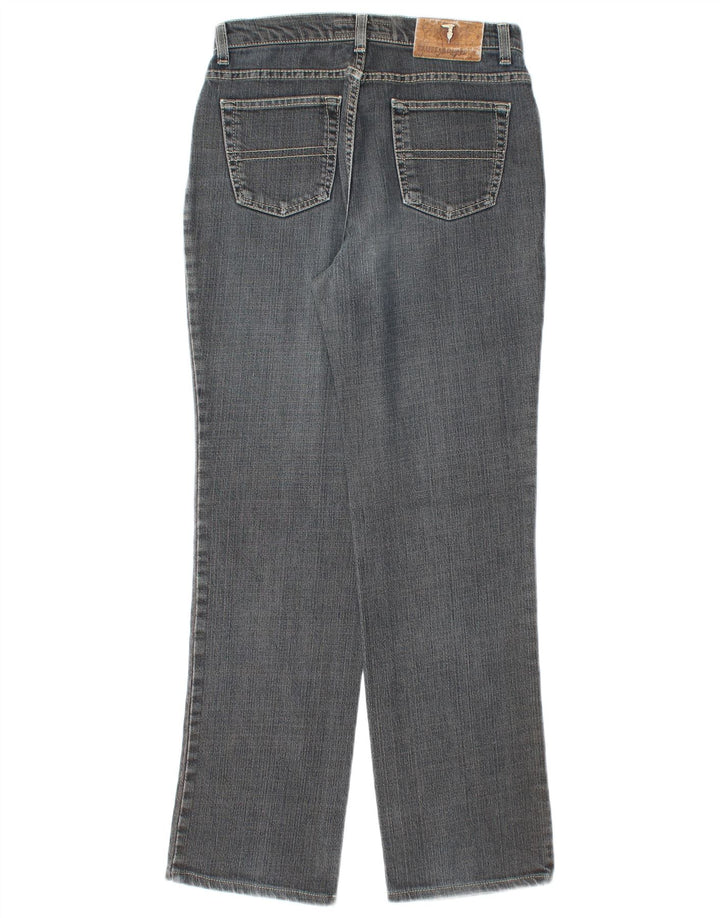 Trussardi Damen Straight Jeans W27 L30 Blaue Baumwolle