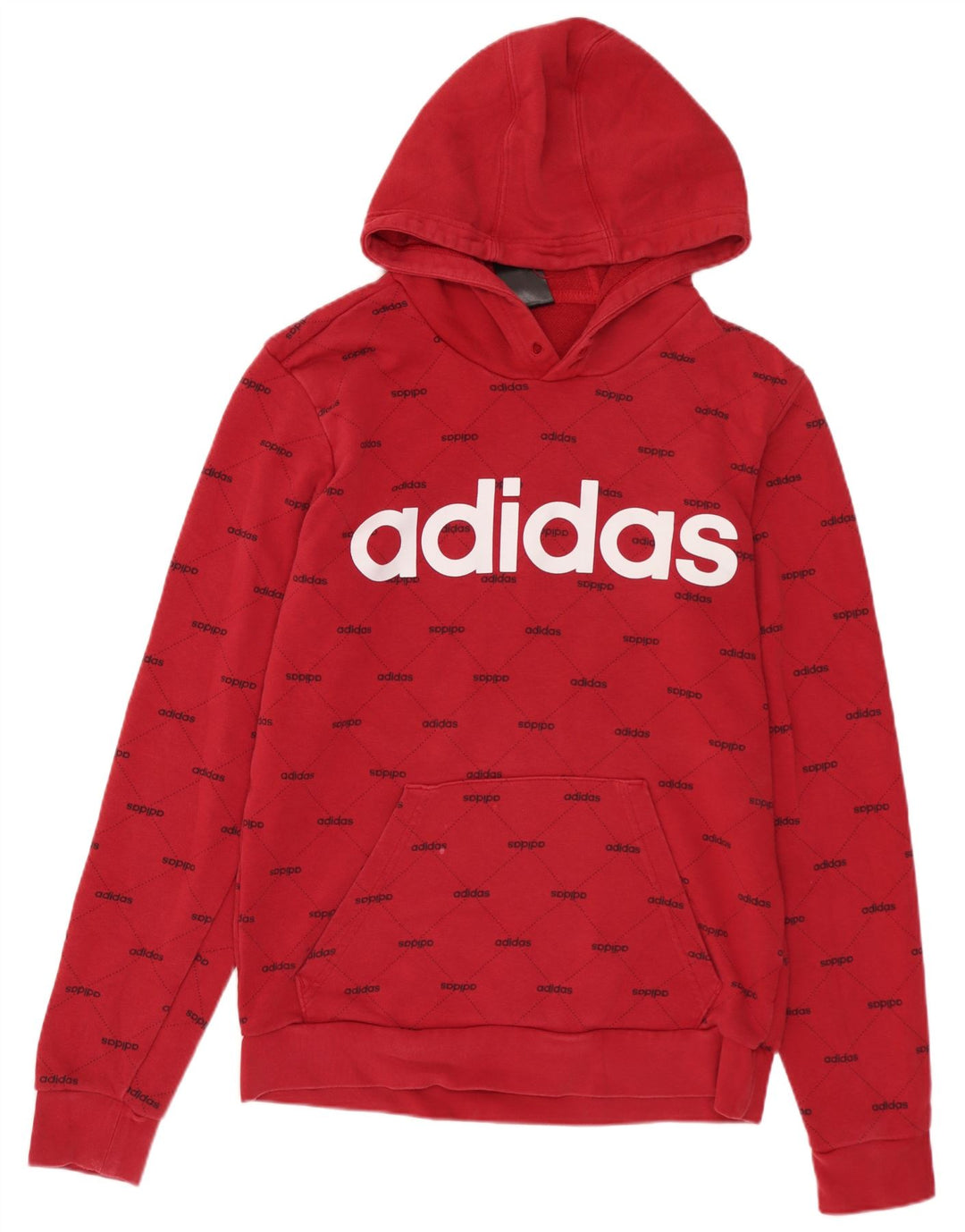 ADIDAS Herren Graphic Hoodie Pullover Kleine rote Baumwolle