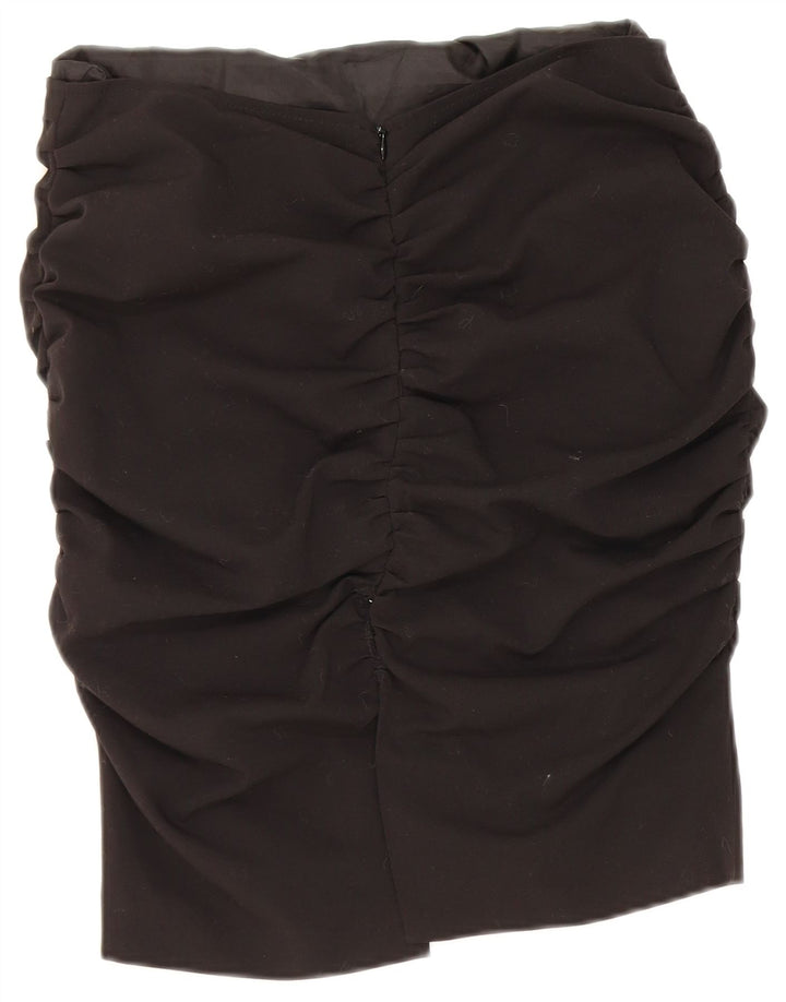 Germano Zama Damen Bleistiftrock Small W28 Schwarz Polyester