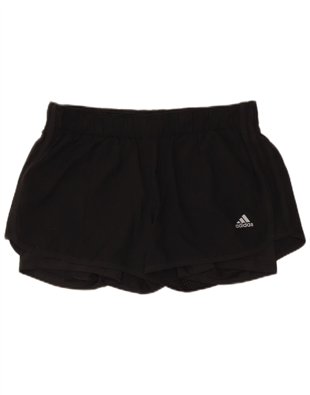 Adidas Damen Climalite Sport Shorts UK 14 Medium Schwarz Polyester