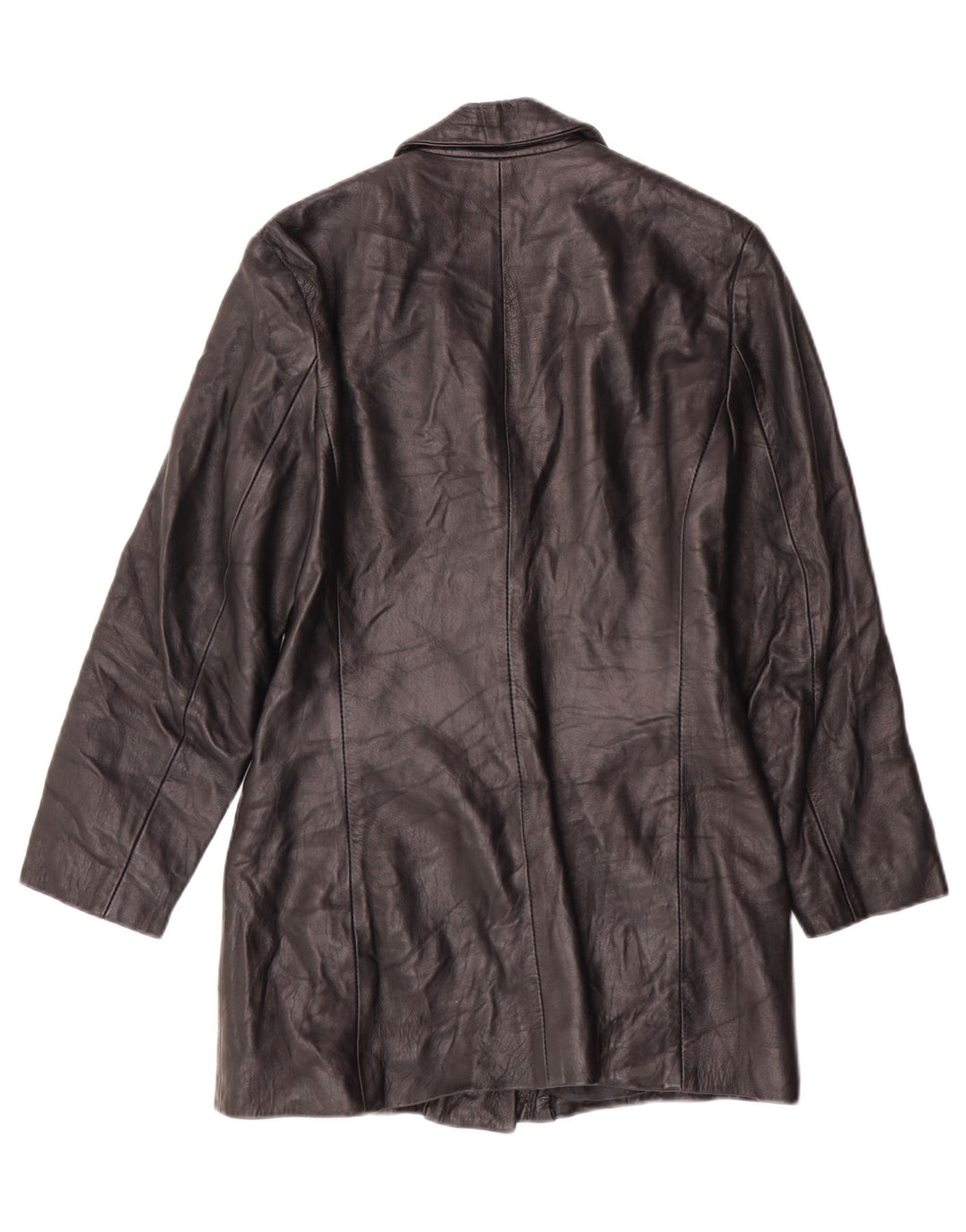 Vintage Damen Lederjacke IT 44 Medium Black Classic
