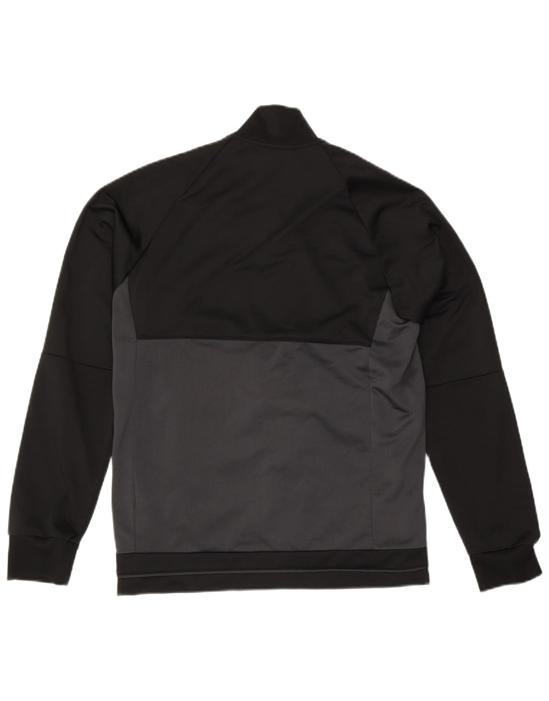 Adidas Herren-Trainingsanzug-Top-Jacke, Mittelschwarzes Colourblock-Polyester